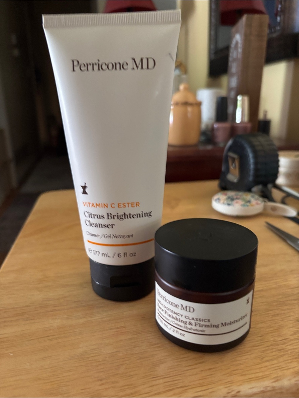Perricone MD Citrus Brightening Cleanser- And Face Finishing & Firm Moisturizer